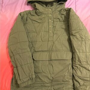 Art Class Olive Green Quilted Puffer Jacket